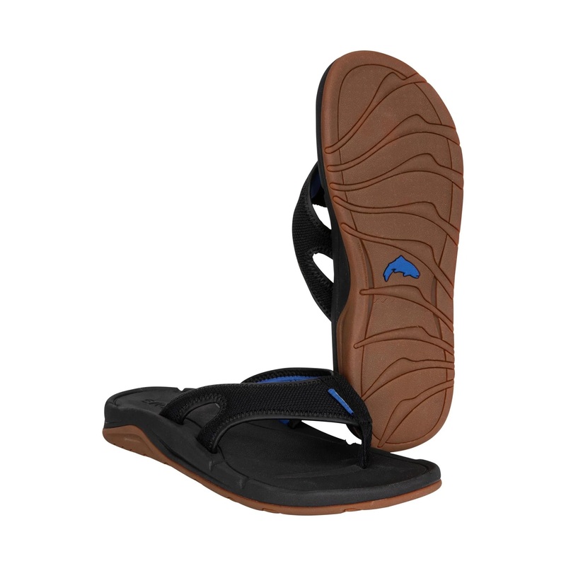 Simms Challenger Flip Flop|Cinder – On Sale|Black – On Sale|Size 14|Size 15