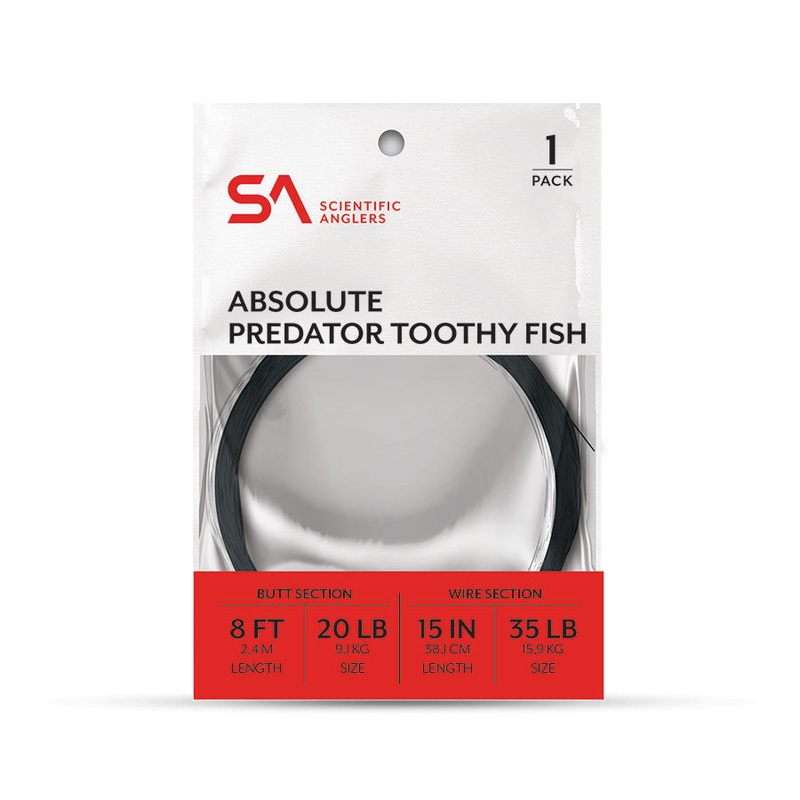 Scientific Anglers Absolute Predator Toothy Fish 8′ Leader