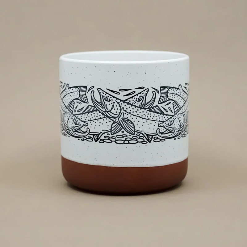 Underwood Feeding Frenzy Mug – White – 13oz