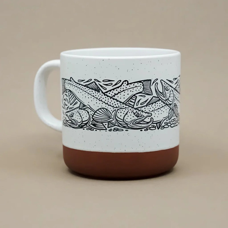 Underwood Feeding Frenzy Mug – White – 13oz