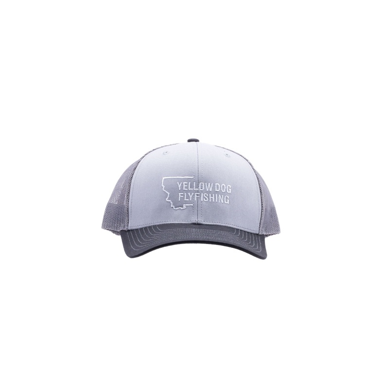 Yellow Dog Trucker MT Crescent Logo Grey/Charcoal/Black