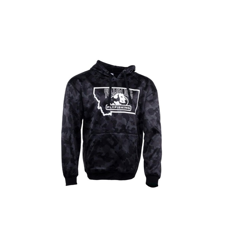 Yellow Dog Logo Sweatshirt – Black Camo/Black
