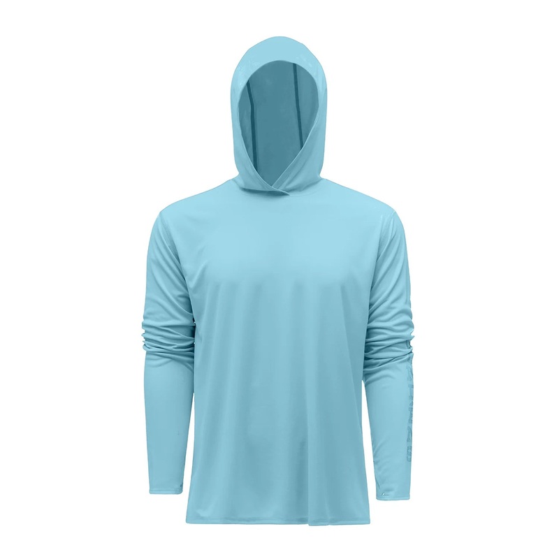 Grundens Men’s Tough Sun Hoodie – Aquamarine