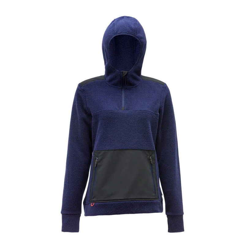 Grundens Women’s Bering Fleece Hoodie – Maritime Blue