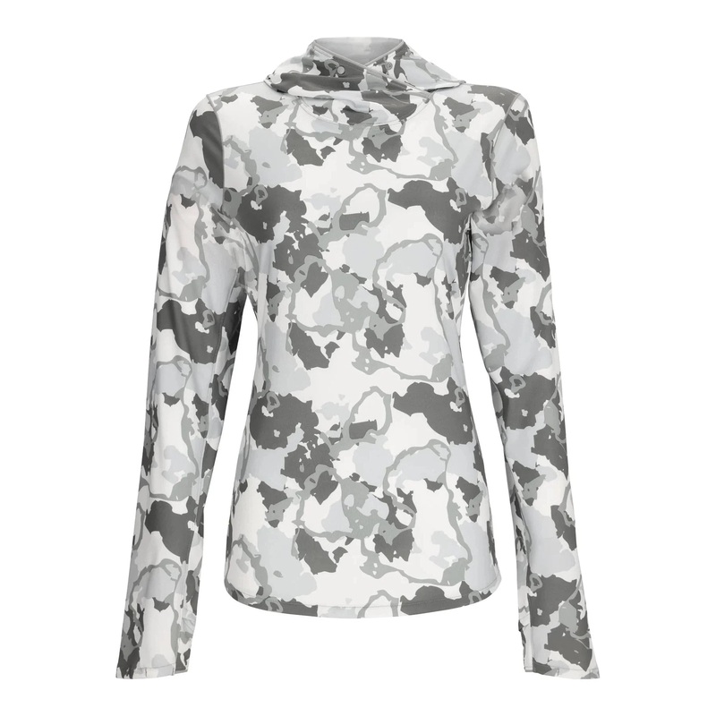 Simms Women’s SolarFlex Hoody – Regiment Camo Cinder