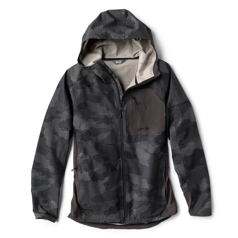 Orvis Men’s PRO LT Softshell Hoodie – Shadow Camo
