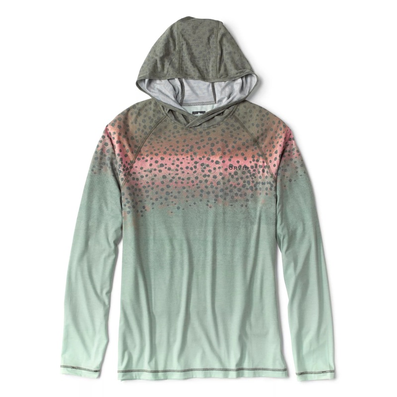 Orvis Men’s Dricast Printed Hoodie – Rainbow Trout