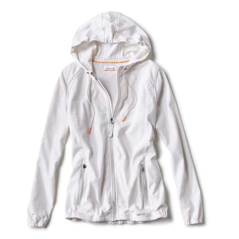 Orvis Women’s Open Air Caster Hooded Zip-Up Jacket – White