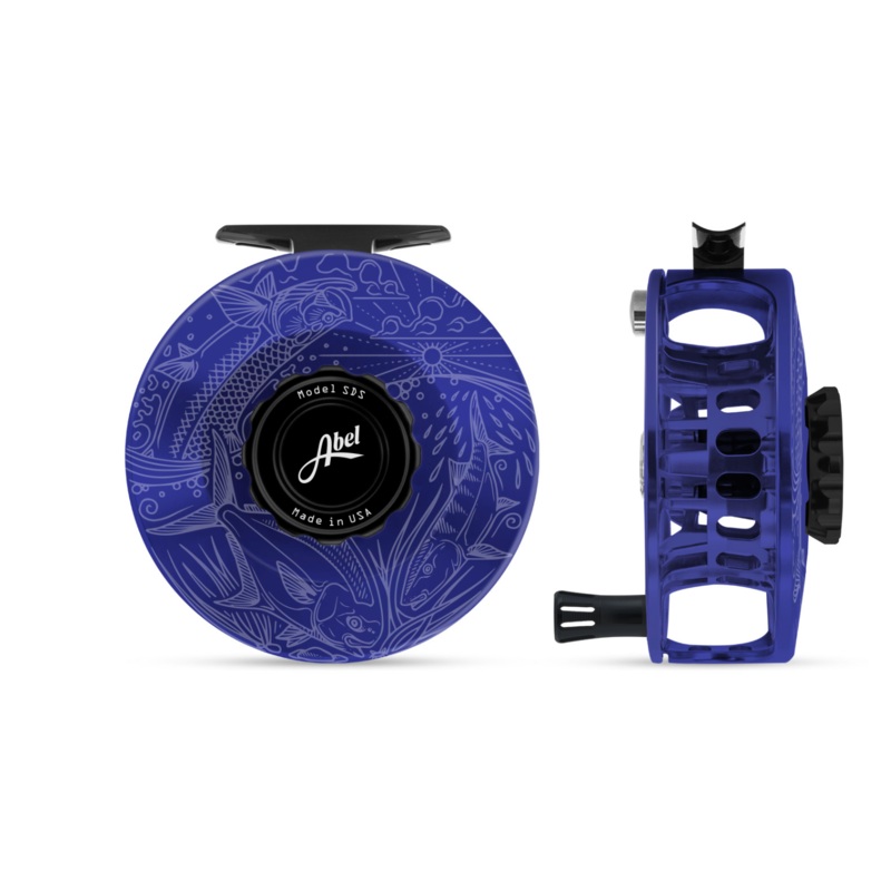 Abel SDS Solid Fly Reel Blue III//Underwood Slammin’ – Size 9/10