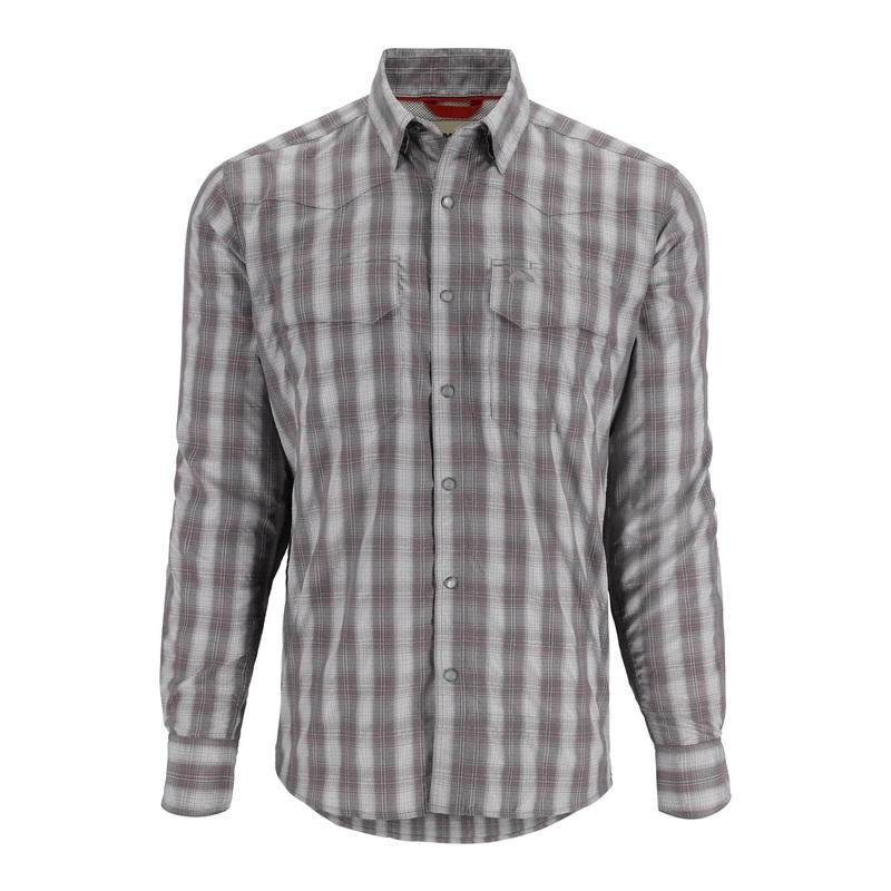 Simms Men’s Big Sky LS Shirt – Grayling Plaid