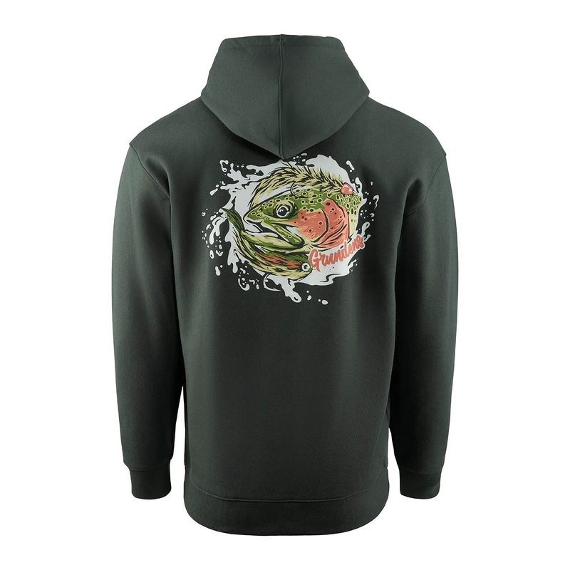 Grundens Bankside Breakfast Hoodie – Deep Forest