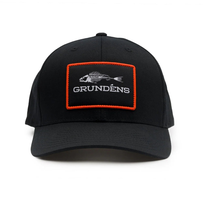 Grundens Fish Bones Trucker – Black/Charcoal