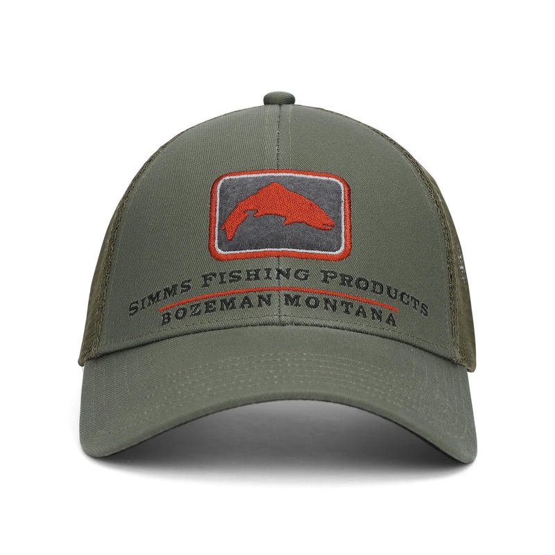 Simms Trout Icon Trucker – Smokey Olive