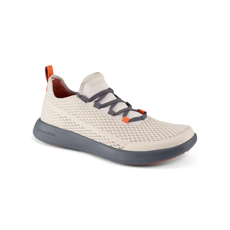 Grundens Crosscurrent Boat Shoe – Bone