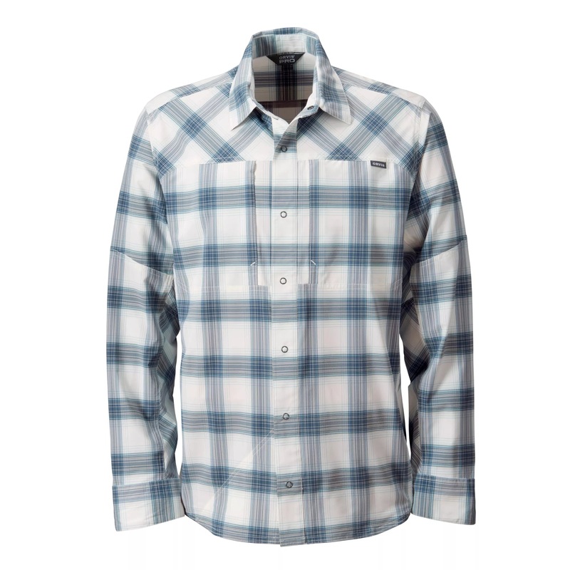 Orvis Men’s Pro Stretch Long-Sleeve Shirt – Storm Plaid
