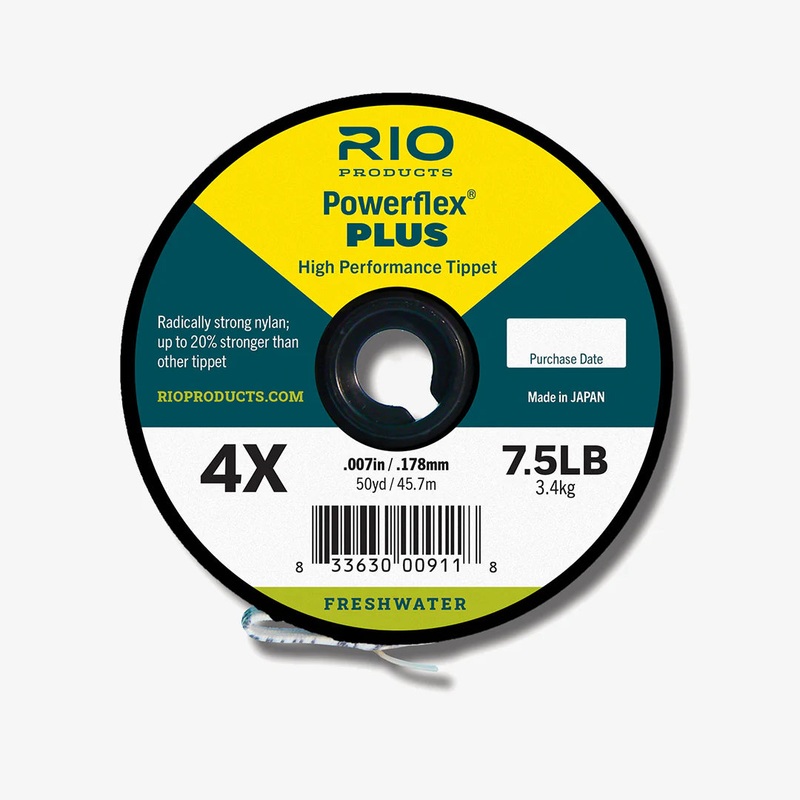 RIO Powerflex Plus Tippet 30M|0X|1X|2X|3X|4X|5X|6X|7X