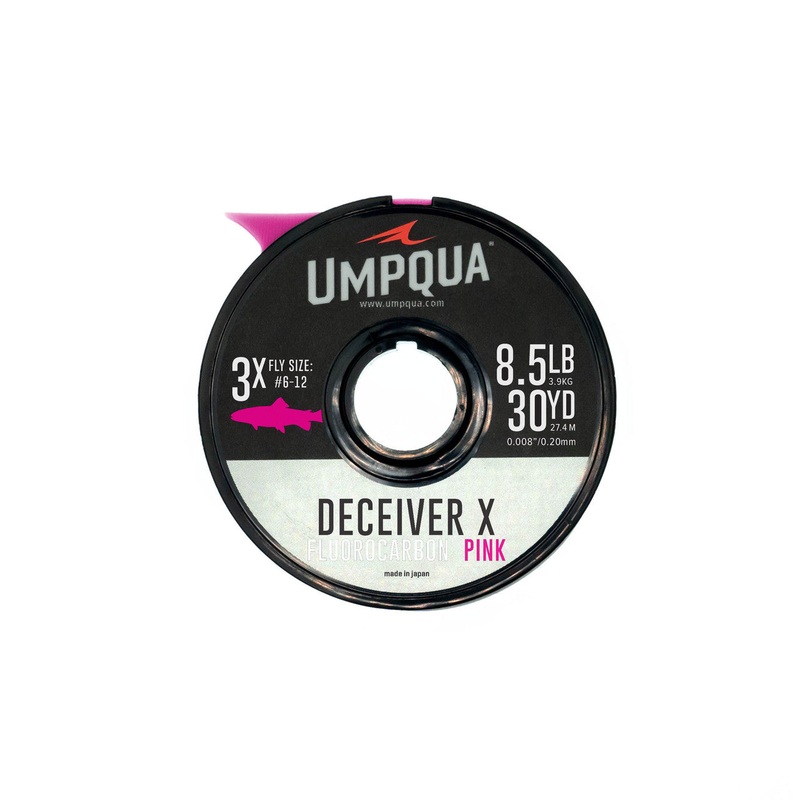 Umpqua Deceiver X Fluorocrabon Tippet Pink 30YDS