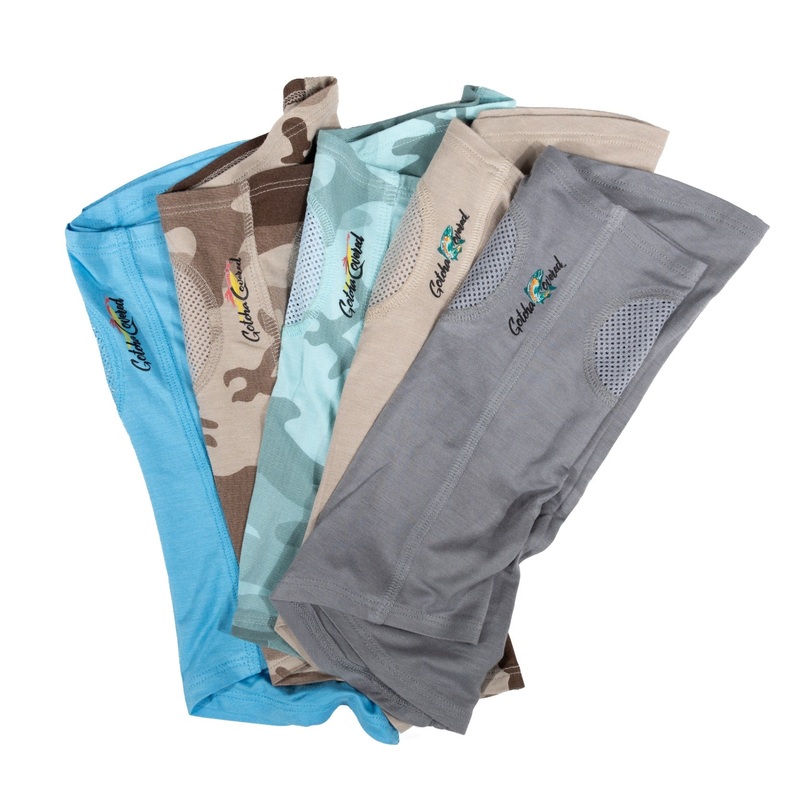 Gotcha Covered Sun Gaiter|Tan Camo|Aqua Camo|Island Paradise|Neutral Gray (Trout Logo)|Light Brown (Trout Logo)