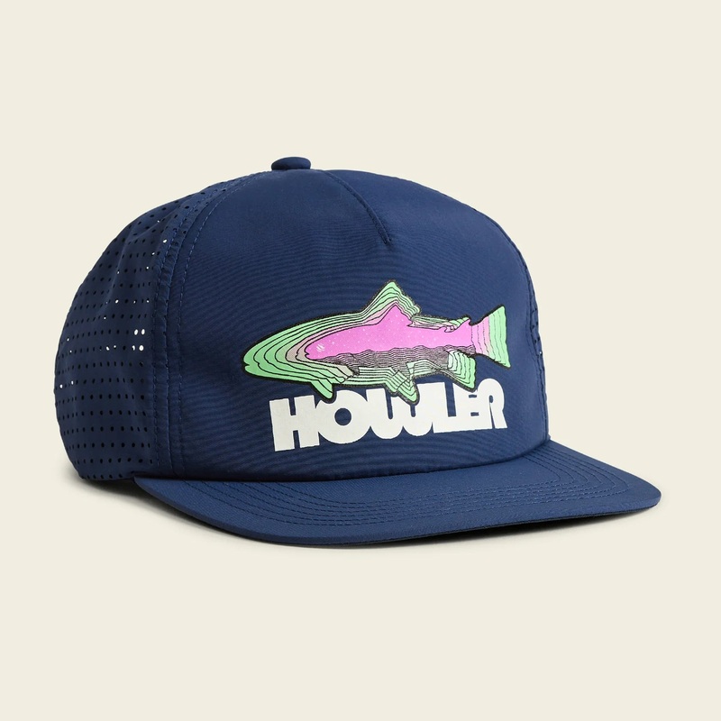 Howler Brothers Aperture Tech Strapback Hat – Howler Trucha : Navy
