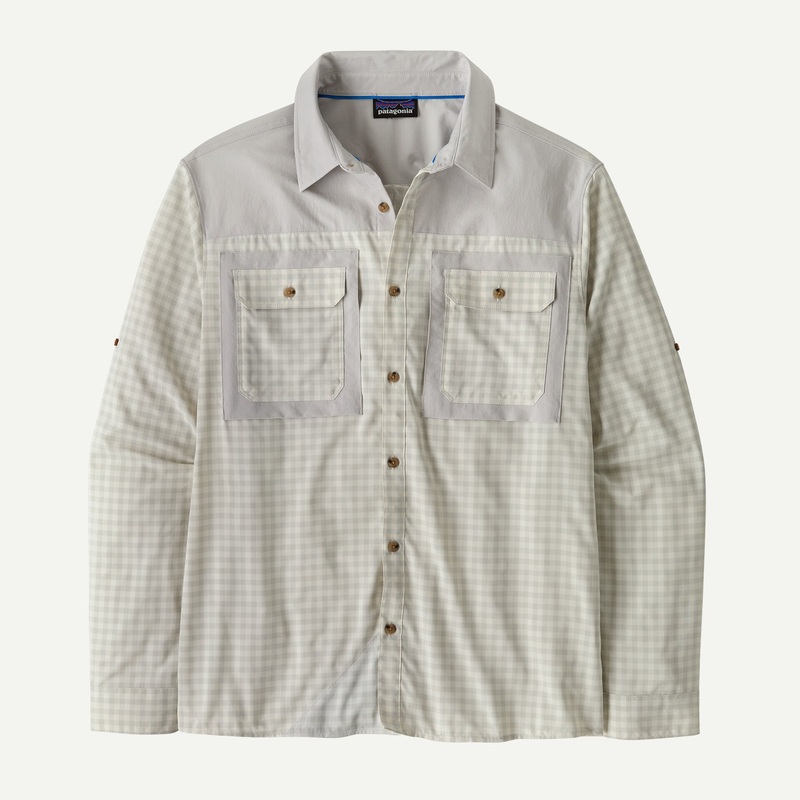 Patagonia Men’s Long-Sleeve Self Guided Sun Shirt – North Fork: Crisp Grey
