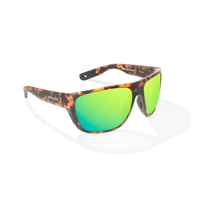 Bajio LAS ROCAS – Brown Tort Matte/Green Mirror – Glass