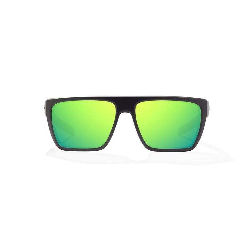 Bajio ZAPATA – Black Matte/Green Mirror – Glass