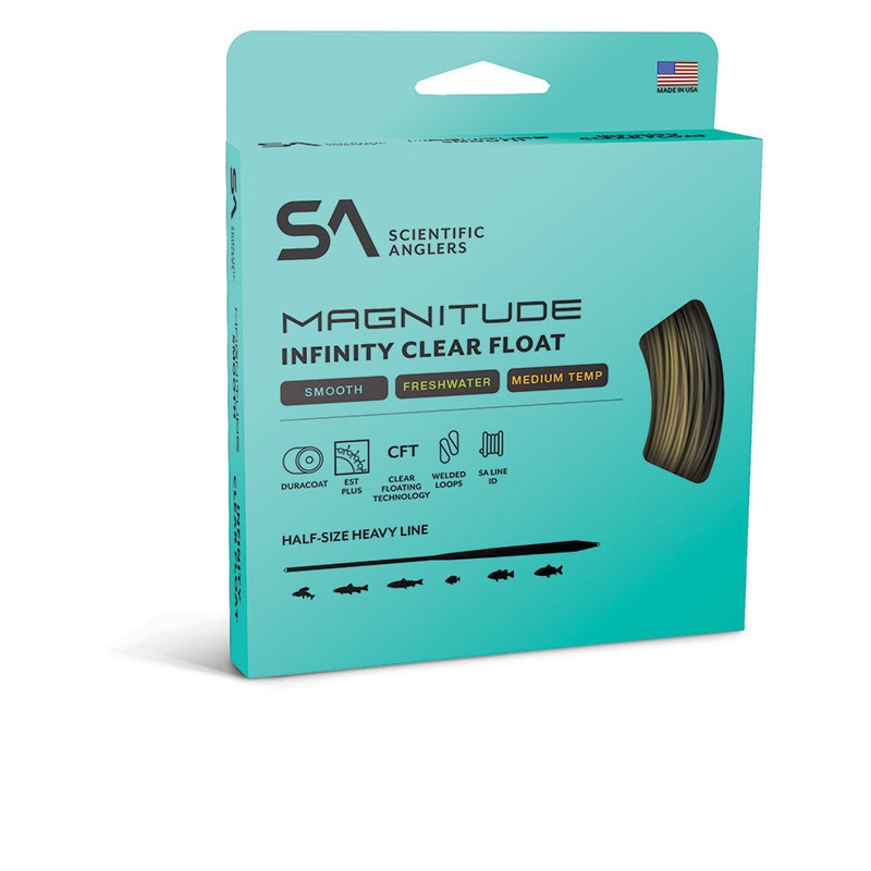 Scientific Anglers Magnitude Trout Smooth Infinity 10′ Clear Float Tip