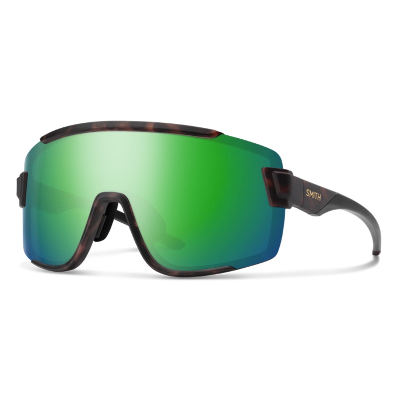 Smith Wildcat – Matte Tortoise/Green Mirror – ChromaPop