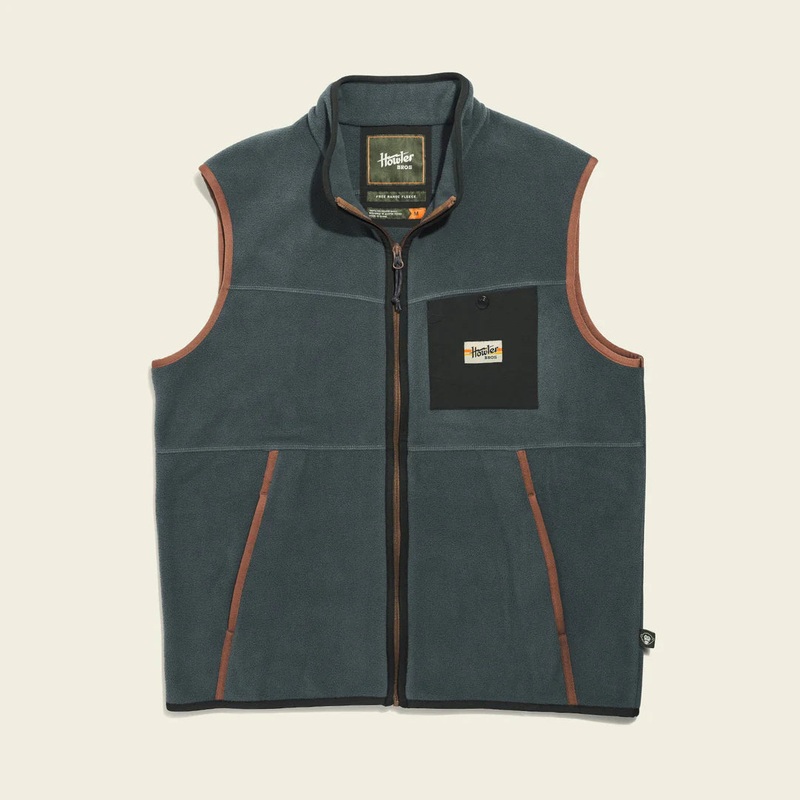 Howler Brothers Free Range Fleece Vest – Fog