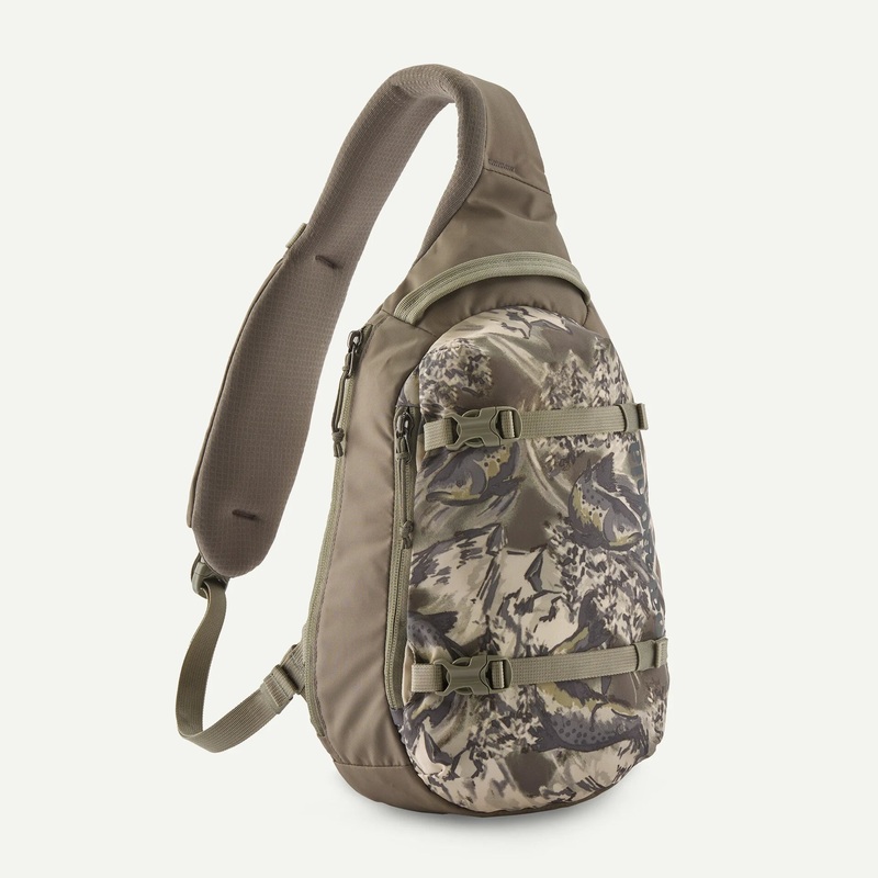 Patagonia Atom Sling 8L|Splashing Seas: Wing Grey