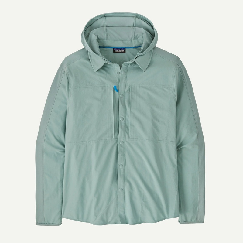 Patagonia Men’s River Rambler Hybrid Sun Hoody – Thermal Blue