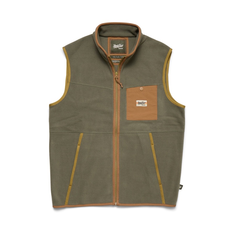 Howler Brothers Free Range Fleece Vest – Oregano