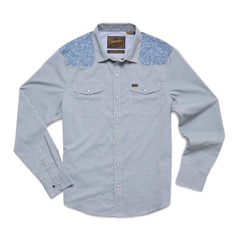 Howler Brothers H Bar B Tech Longsleeve – Wild Rag : Blue Mirage