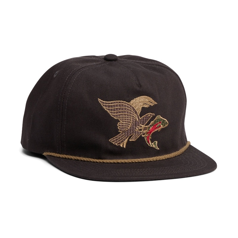 Howler Brothers Unstructured Snapback Hats – Osprey Prey : Black Twill