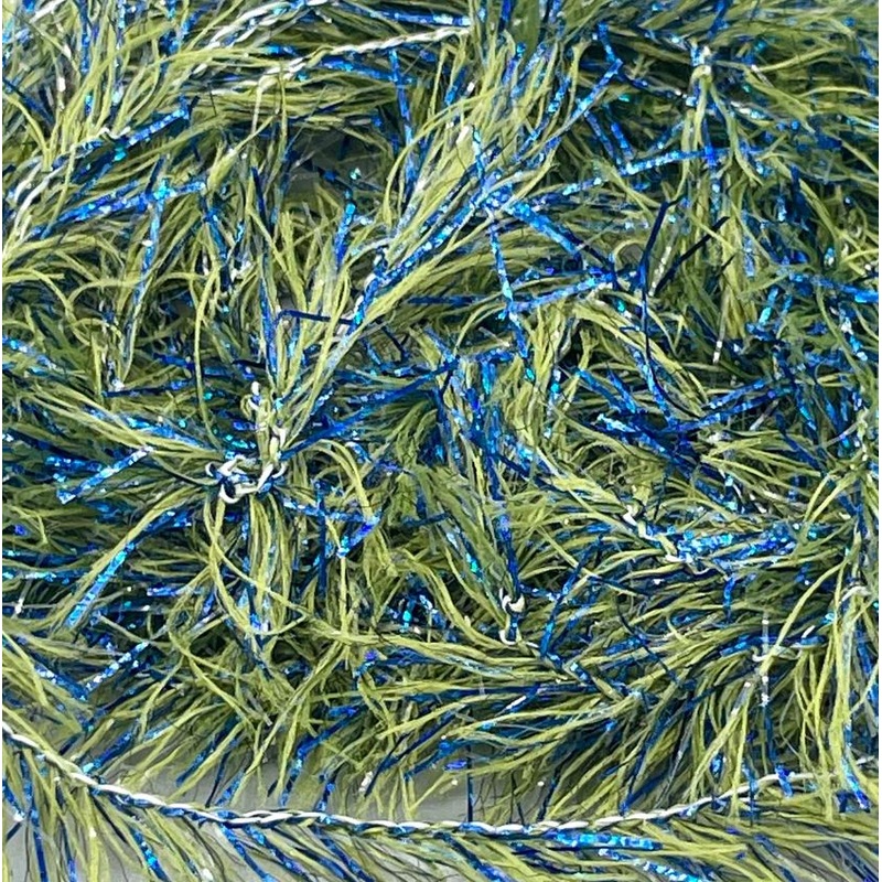 Upavon Pure Blue Flash Damsel Straggle Hackle