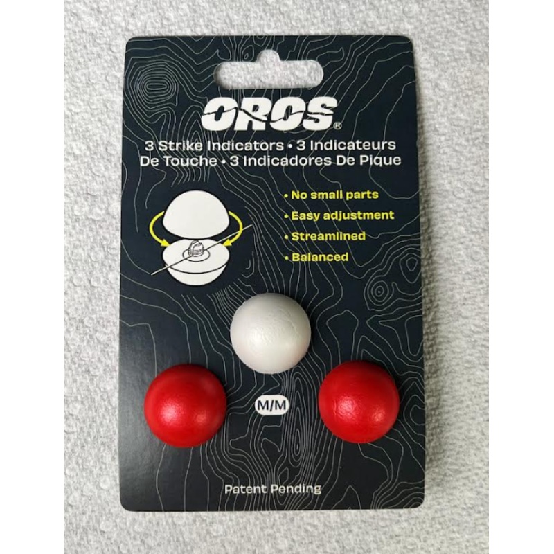 Oros Strike Indicator – 3 Pack – Red/White