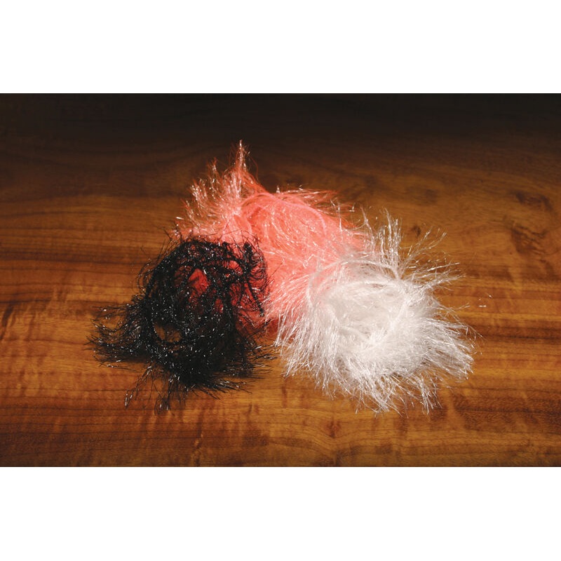 Krystal Hackle|Black|Fl. Blue|Fl. Chartreuse|Fl. Fuchsia|Fl. Hot Pink|Fl. Orange|Fl. Yellow|Gray Minnow/Shrimp|Hot Orange|Olive|Olive Brown|Purple|Bonefish Pink|Bonefish Tan|Red|Rusty Orange|Shrimp Pink|White Clear|Yellow|Brown|Claret|Medium|Large