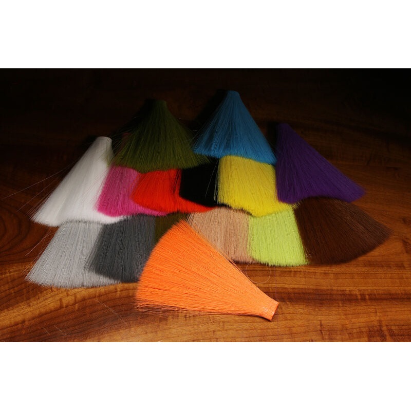 Fish Skull Faux Bucktail|Black|Blue|Brown|Charcoal Gray|Chartreuse|Dark Olive|Fl. Pink|Gray|Natural White|Olive|Purple|Red|Tan|Yellow