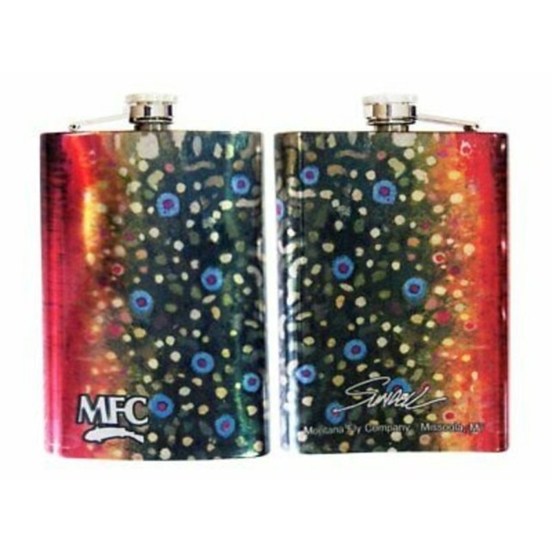 MFC Hip Flask|Currier’s Brook Trout|Currier’s Snake River Cutty|Estrada’s Rainbow Trout Graffiti|Maddox’s Deep Cutt|Sundell’s Brook Trout Skin|Sundell’s Rainbow Trout Skin