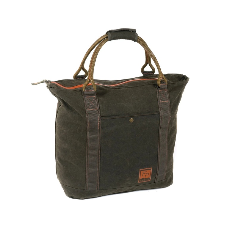 Fishpond Horse Thief Waxed Canvas Tote – Peat Moss