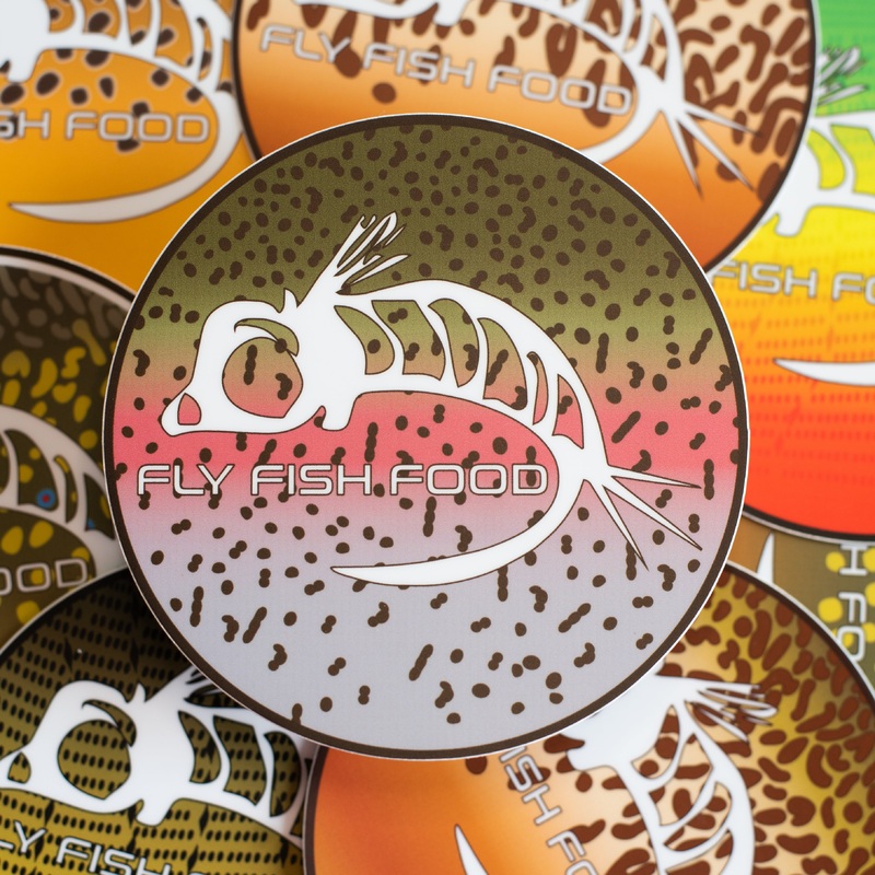 Fly Fish Food Sticker – Rainbow Trout (4)