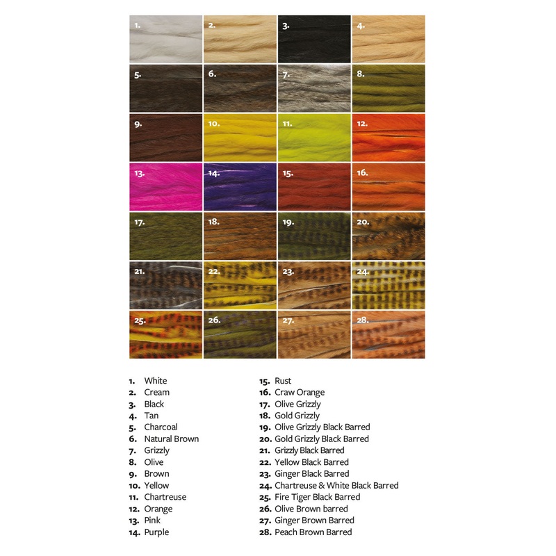 Fulling Mill Cross Cut Rabbit Zonker Strips