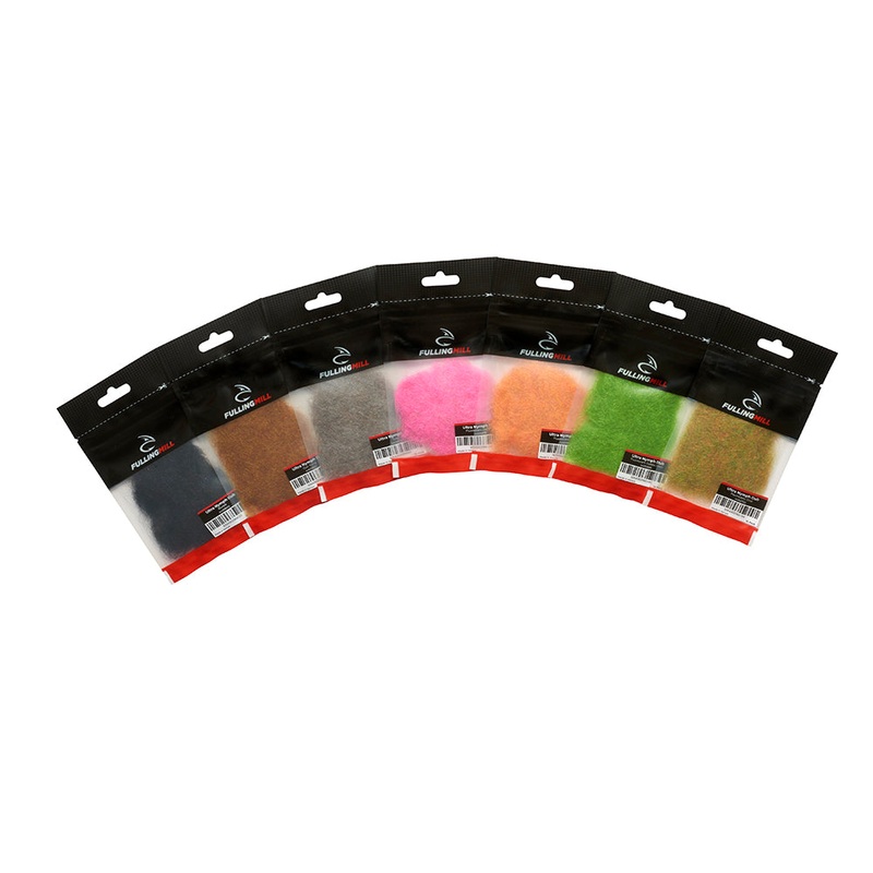 Fulling Mill Ultra Nymph Dub|Blurple|Double Cream|Cotton Candy|Cow Dung|Dark Grey|Fl. Caddis Green|Fl. Hot Pink|Fl. Orange|Fl. Peach|Fl. Shrimp Pink|Fl. Soft Pink|Fl. Sunburst|French|Grey|Olive|Psychedelic Dark Olive|Psychedelic Dun|Psychedelic Olive|Psyc