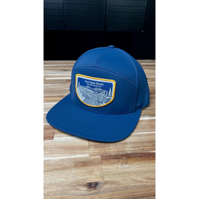 Fly Fish Food & Casey Underwood 7-Panel Hat – Idaho Patch
