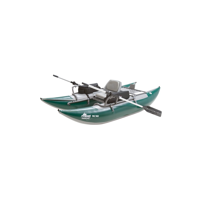 PAC 900 – Pontoon Boat – Green/Gray