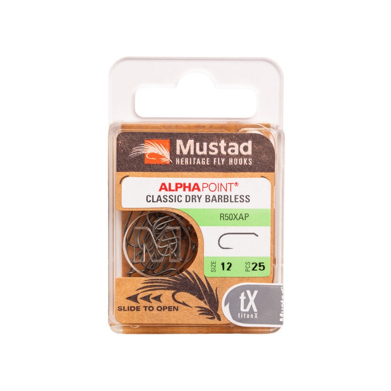 Mustad – Classic Dry Barbless Hook R50XAP