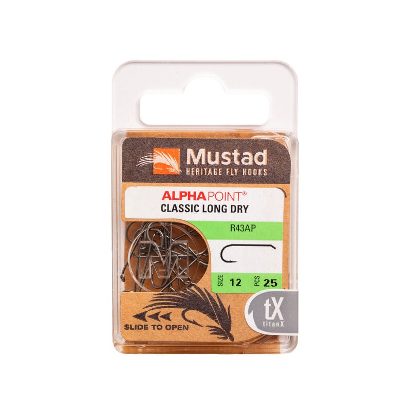 Mustad – Classic Long Dry Hook R43AP