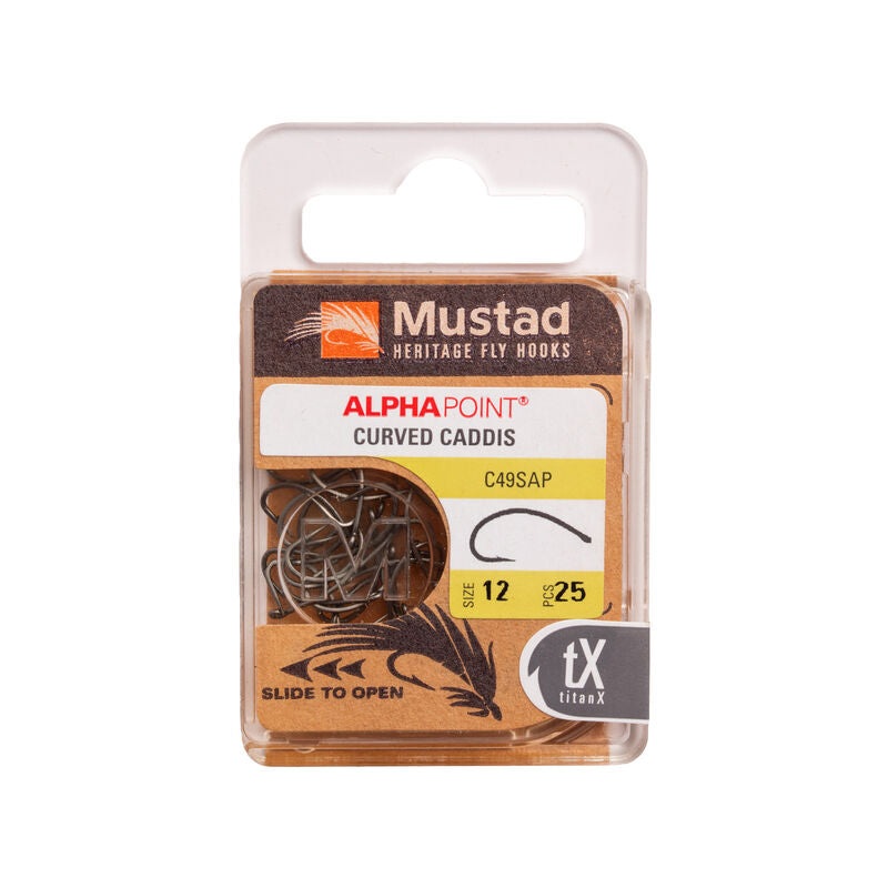 Mustad – Curved Caddis Hook C49SAP