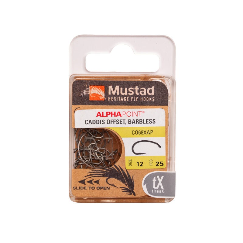 Mustad – Egg/Caddis Offset Barbless Hook CO68XAP