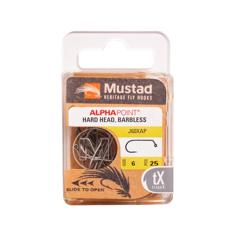 Mustad – Hard Head Barbless Jig Hook J60XAP